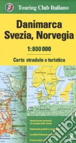 Danimarca, Svezia, Norvegia 1:800.000. Carta stradale e turistica. Ediz. multilingue libro