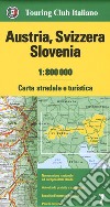 Austria, Svizzera, Slovenia 1:800.000. Carta stradale e turistica libro