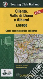 Cilento, Vallo di Diano e Alburni 1:50.000. Carta escursionistica del parco. Con Libro: Guida del parco libro