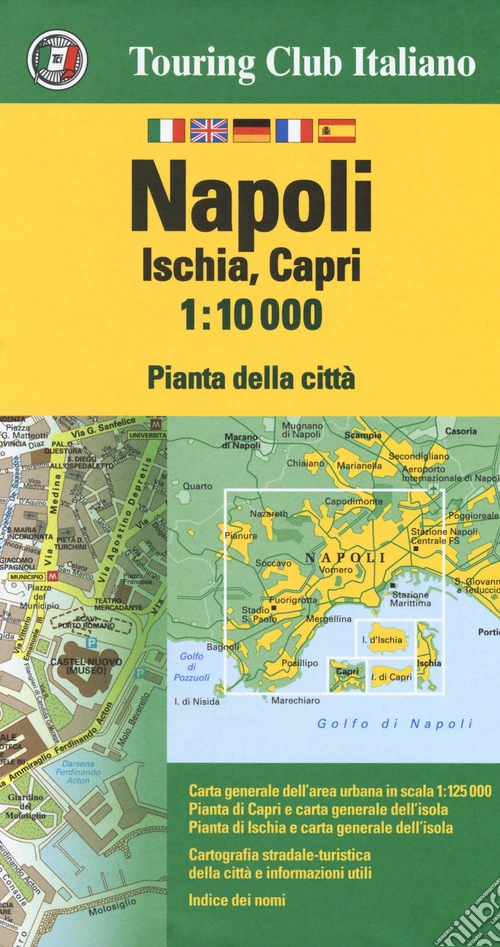 Napoli, Ischia, Capri 1:10.000