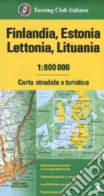 Finlandia, Estonia, Lettonia, Lituania 1:800.000. Carta stradale e turistica libro