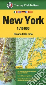 New York 1:15.000. Pianta della città libro