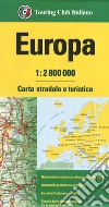 Europa 1:2.800.000. Carta stradale e turistica libro