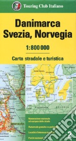 Danimarca, Svezia, Norvegia 1:800.000. Carta stradale e turistica libro