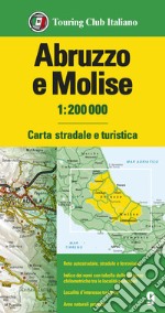 Abruzzo e Molise 1:200.000. Carta stradale e turistica. Ediz. multilingue libro