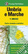 Umbria, Marche 1:200.000. Ediz. multilingue libro
