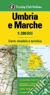 Umbria e Marche 1:200.000. Carta stradale e turistica libro