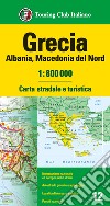 Grecia. Albania. Macedonia 1:800.000 libro