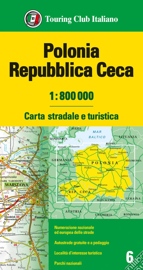 Polonia. Repubblica Ceca 1:800.000