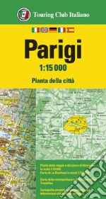 Parigi 1:15.000. Pianta della città. Ediz. multilingue libro