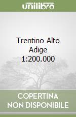 Trentino Alto Adige 1:200.000 libro