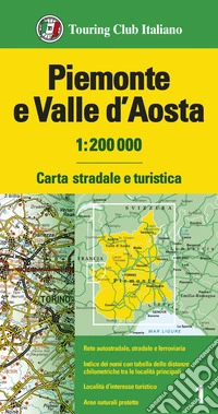 Piemonte e Valle d'Aosta 1:200.000 libro
