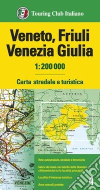 Veneto, Friuli Venezia Giulia 1:200.000 libro