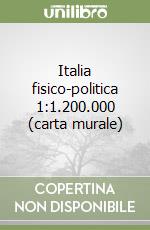 Italia fisico-politica 1:1.200.000 (carta murale) libro