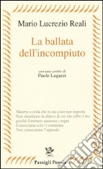 La ballata dell'incompiuto libro