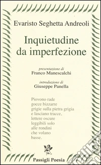 Inquietudine da imperfezione libro