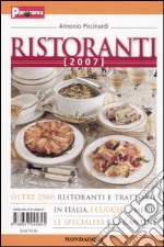 Ristoranti 2007 libro