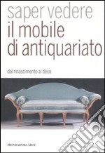 Saper vedere il mobile di antiquariato. Dal Rinascimento al déco libro