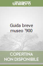 Guida breve museo '900 libro