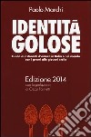 Identità golose 2014 libro