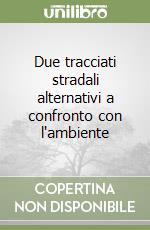 Due tracciati stradali alternativi a confronto con l'ambiente libro