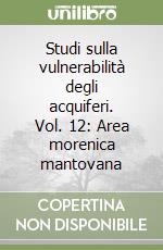 Studi sulla vulnerabilità degli acquiferi. Vol. 12: Area morenica mantovana libro