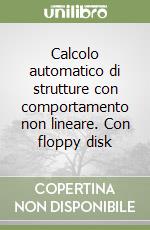 Calcolo automatico di strutture con comportamento non lineare. Con floppy disk libro