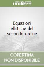 Equazioni ellittiche del secondo ordine libro