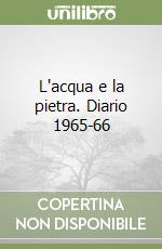 L'acqua e la pietra. Diario 1965-66 libro