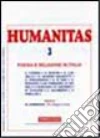 Humanitas (2005). Vol. 3: Poesia e religione in Italia libro