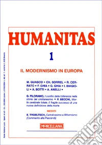 Humanitas (2007). Vol. 1: Il modernismo in Europa libro