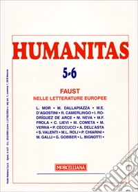 Humanitas (2007) vol. 5-6. Faust nelle letterature europee libro