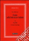 Il mito nella letteratura italiana. Vol. 5/2: Percorsi. L'avventura dei personaggi libro