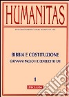 Humanitas (2010). Vol. 1: Bibbia e Costituzione. Giovanni Paolo II e Benedetto XVI libro