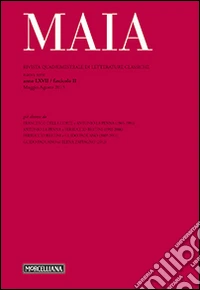 Maia. Rivista di letterature classiche (2015). Vol. 2 libro