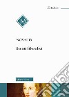 Scritti filosofici libro