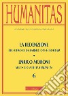 Humanitas (2020). Vol. 6: La redenzione. Tra filosofia della religione e teologia. Enrico Moroni alla scuola di Italo Mancini libro