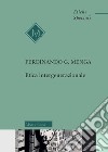 Etica intergenerazionale libro di Menga Ferdinando