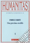 Humanitas (2023). Vol. 1: Enrico Berti. Una preziosa eredità libro di Totaro F. (cur.)