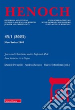 Henoch (2023). Vol. 45: Jews and christians under imperial rule libro