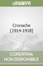 Cronache (1914-1918) libro