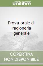 Prova orale di ragioneria generale libro