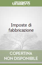 Imposte di fabbricazione libro