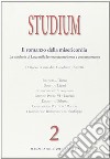 Studium (2014). Vol. 2: Il romanzo della misericordia. La parabola di Luca nella letteratura moderna e contemporanea libro di Di Rocco E. (cur.)