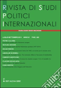 Rivista di studi politici internazionali (2014). Vol. 3 libro