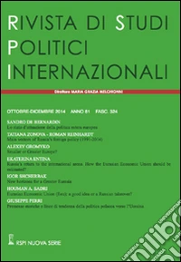 Rivista di studi politici internazionali (2014). Vol. 4 libro