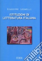 Istituzioni di letteratura italiana libro