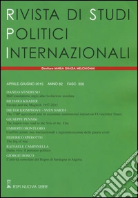 Rivista di studi politici internazionali (2015). Vol. 2 libro