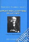 Appunti per la dottrina dello Stato libro di Filomusi Guelfi Francesco