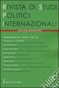 Rivista di studi politici internazionali (2016). Vol. 1 libro